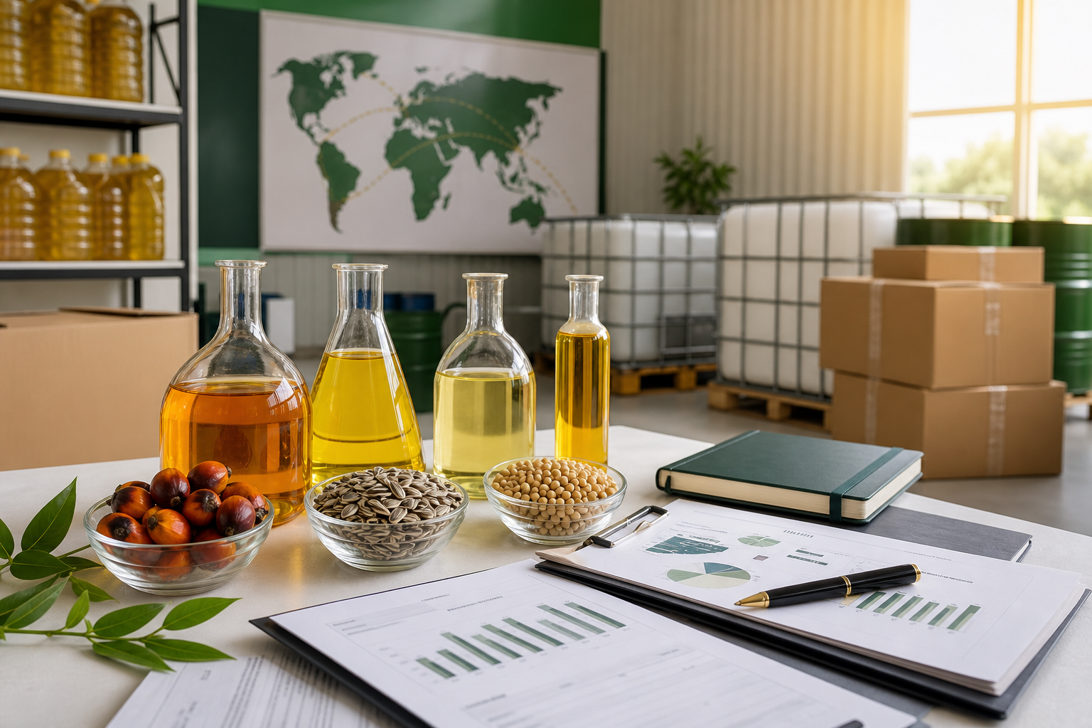 Edible oil samples and procurement documents