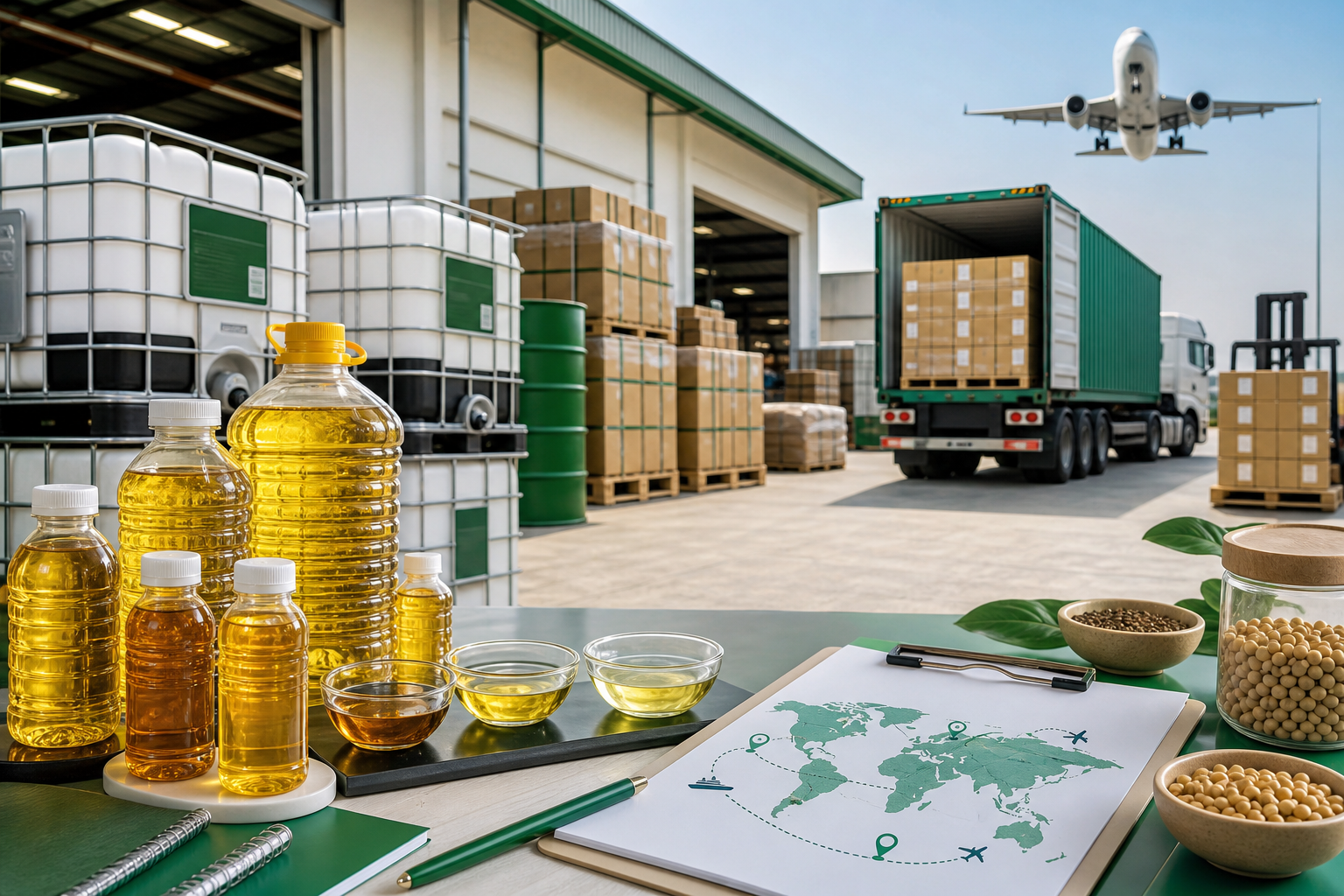 Bulk edible oil supply and logistics management